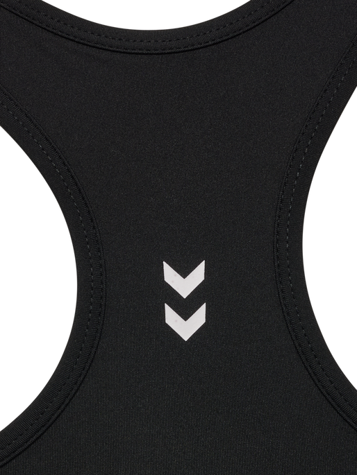 hmlPULSE LIGHT SUPPORT BRA, BLACK, packshot