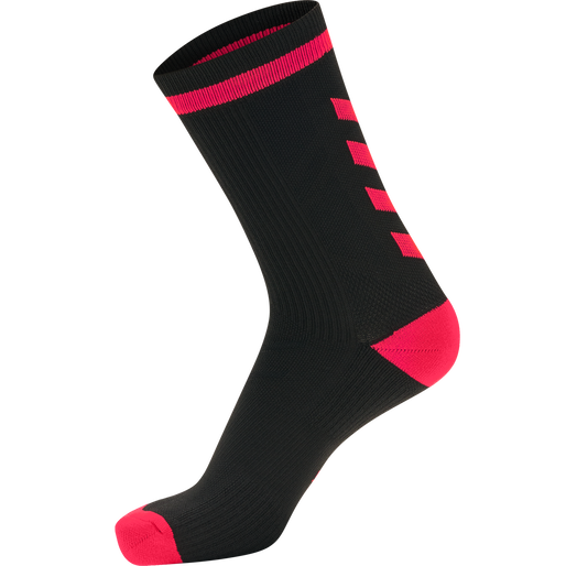 ELITE INDOOR SOCK LOW, BLACK, packshot