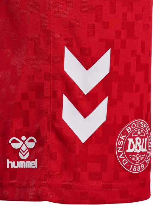 DBU 24 AWAY SHORTS KIDS, TANGO RED DBU 24 AWAY SHORTS KIDS, TANGO RED, packshot