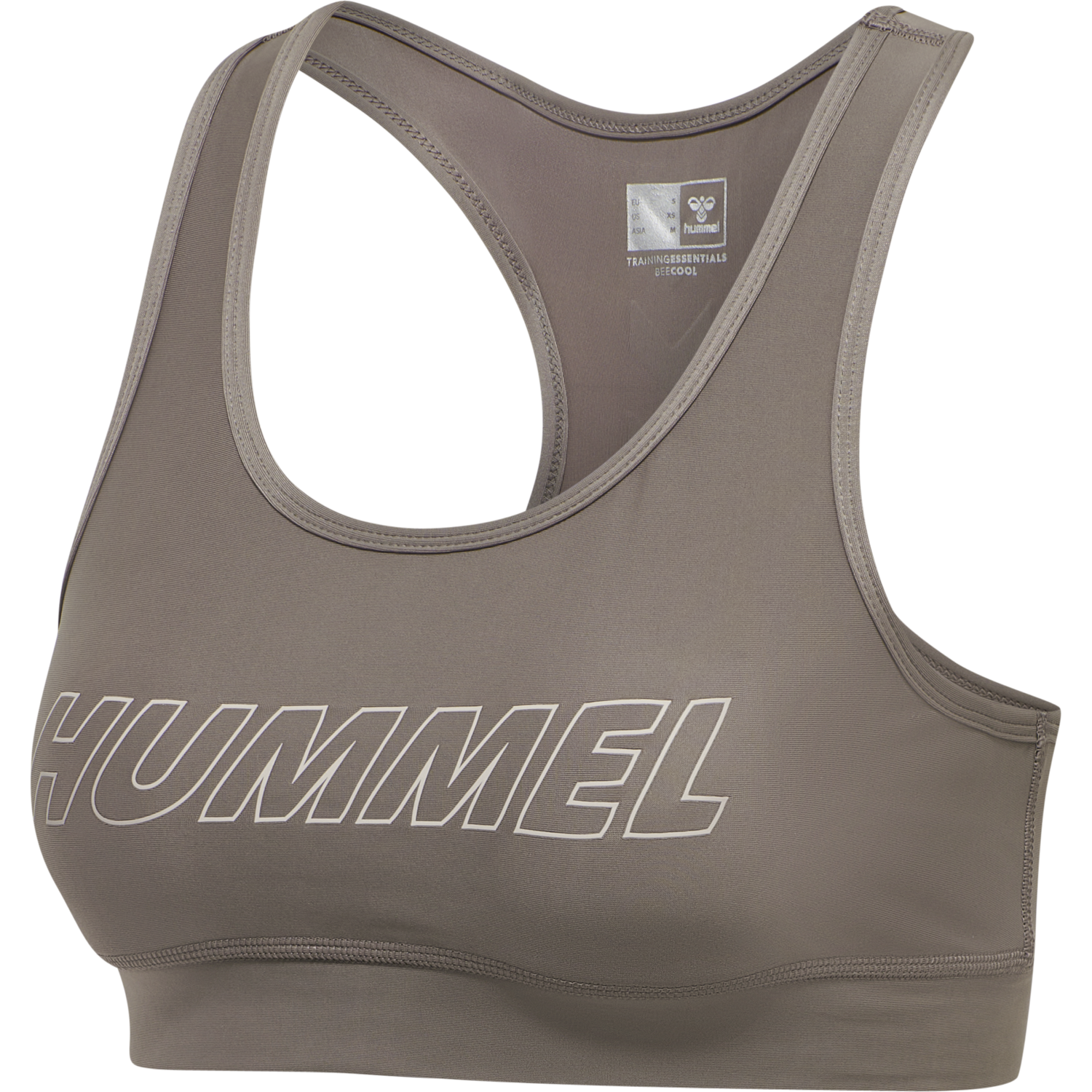 hmlTE TOLA 2-PACK SPORTS BRA, BLACK/DRIFTWOOD, packshot