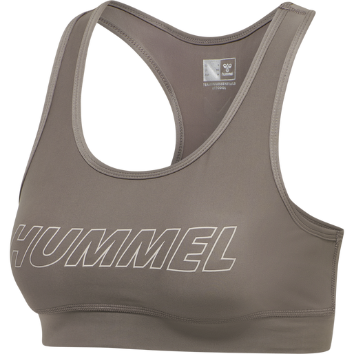 hmlTE TOLA 2-PACK SPORTS BRA, BLACK/DRIFTWOOD, packshot