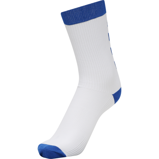 ELEMENT INDOOR SPORT SOCK 2 PACK, WHITE/TRUE BLUE, packshot