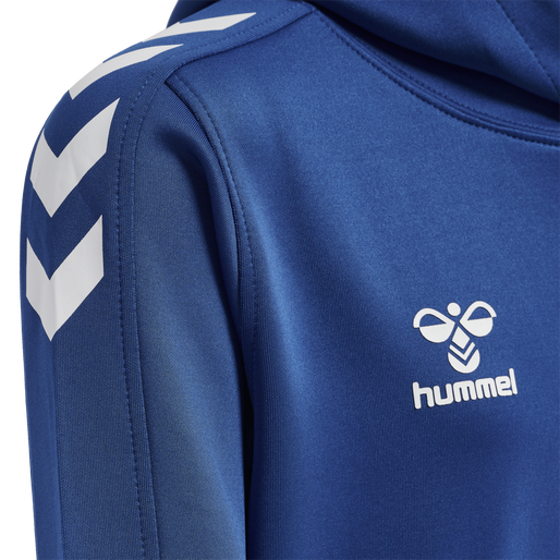 hmlCORE XK POLY KIDS SWEAT HOODIE, TRUE BLUE hmlCORE XK POLY KIDS SWEAT HOODIE, TRUE BLUE, packshot