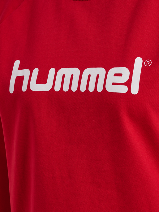 HMLGO COTTON LOGO SWEATSHIRT WOMAN, TRUE RED, packshot
