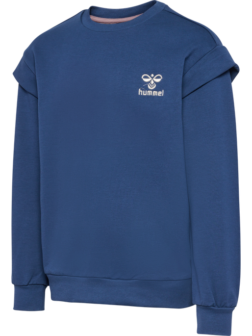 hmlBLESS SWEATSHIRT, DARK DENIM, packshot