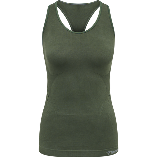 hmlTIF SEAMLESS TOP, THYME, packshot