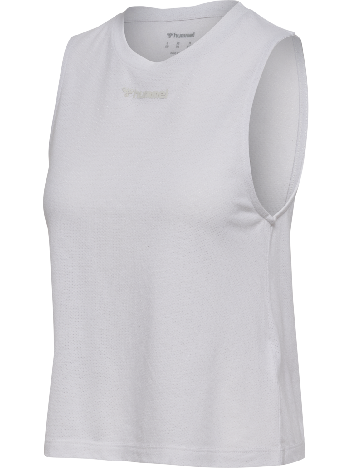 hmlMT VANJA SHORT MUSCLE TANKTOP, WHITE, packshot
