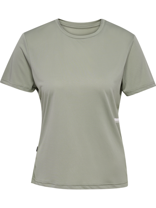 hmlPULSE WORKOUT W T-SHIRT S/S, SEAGRASS, packshot