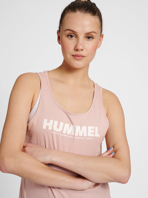 hmlLEGACY WOMAN TANKTOP, CHALK PINK, model