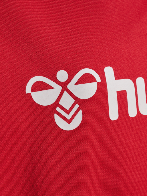 hmlGO 2.0 LOGO HOODIE KIDS, TRUE RED hmlGO 2.0 LOGO HOODIE KIDS, TRUE RED, packshot