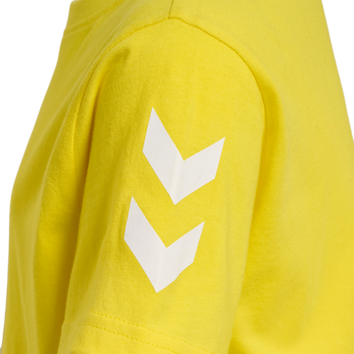 HMLGO KIDS COTTON T-SHIRT S/S, BLAZING YELLOW, packshot