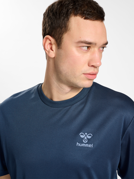 hmlACTIVE PL JERSEY S/S, VINTAGE INDIGO, model
