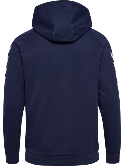 HMLGO COTTON HOODIE, MARINE, packshot