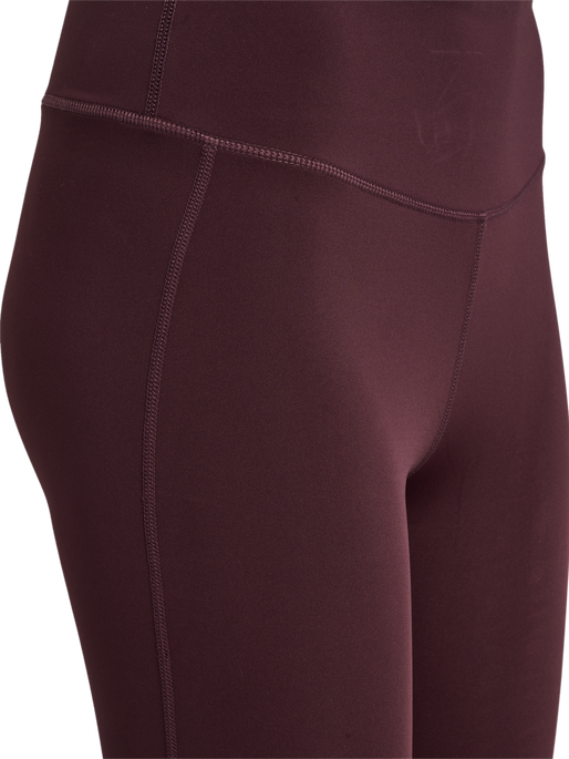 hmlPULSE HIGH WAIST TIGHTS, FUDGE, packshot