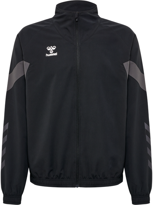 hmlTRAVEL WOVEN JACKET, BLACK, packshot