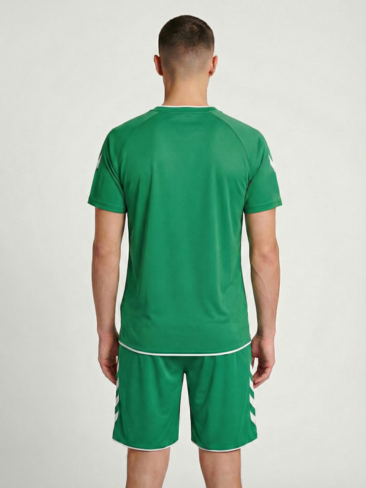hmlCORE 2.0 JERSEY S/S, JELLY BEAN/WHITE, model