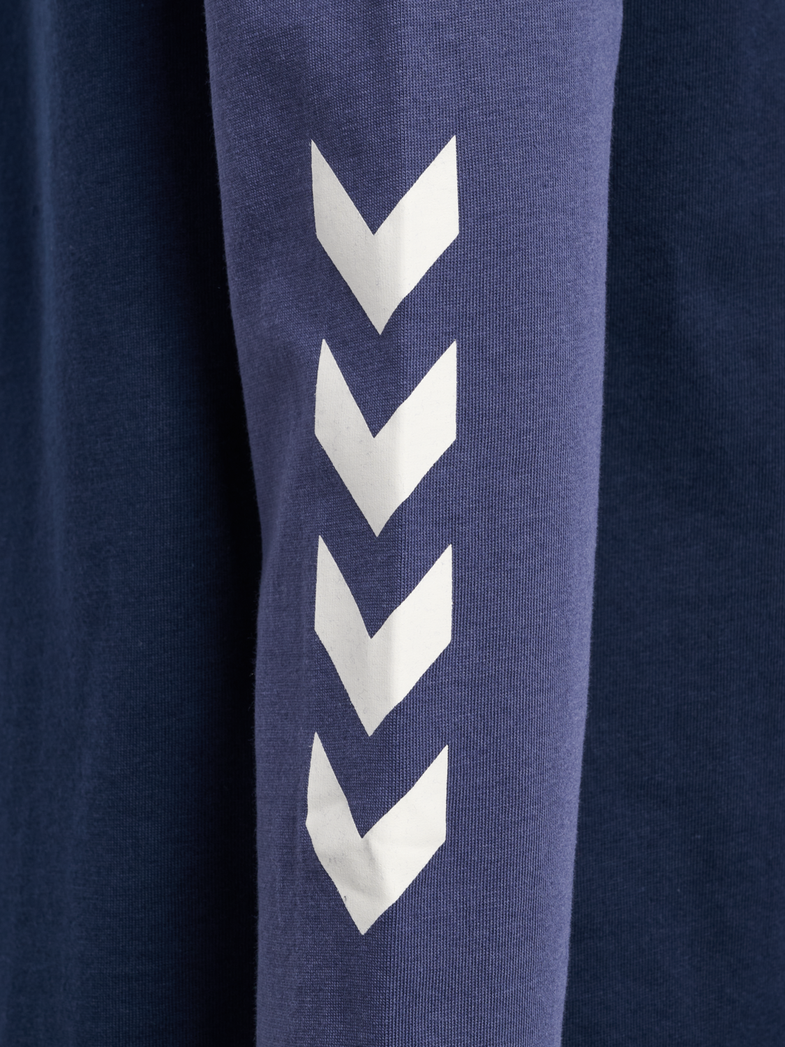 hmlJR LOGO T-SHIRT L/S, DRESS BLUES/BLUE INDIGO, packshot