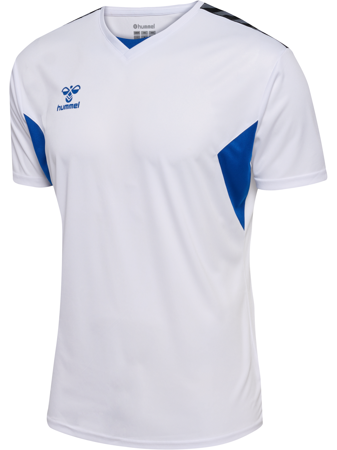 hmlAUTHENTIC PL JERSEY S/S, WHITE/TRUE BLUE, packshot