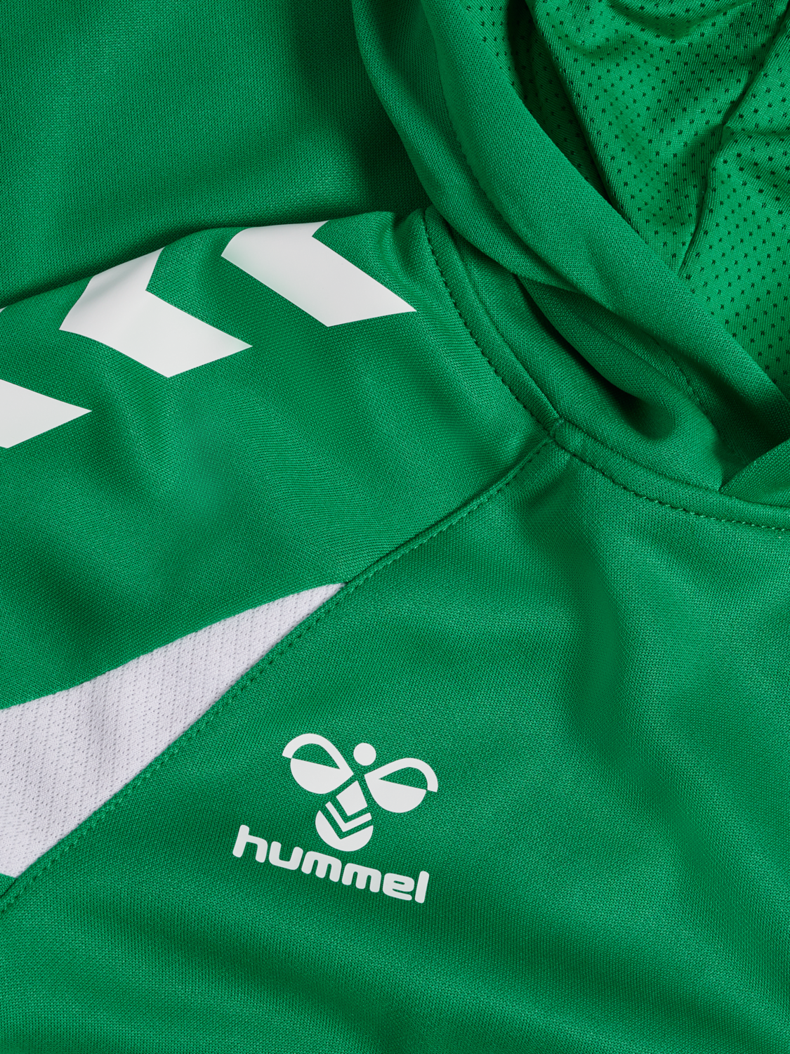 hmlCORE 2.0 HOODIE KIDS, JELLY BEAN/WHITE, packshot