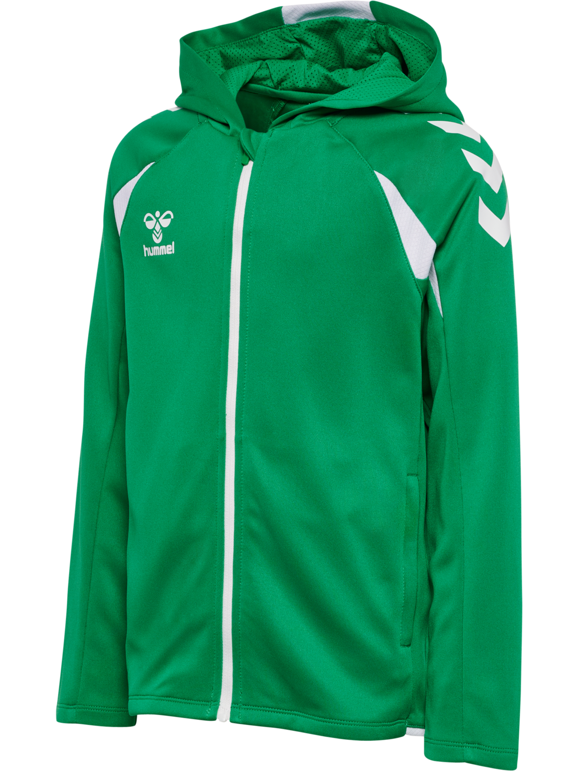 hmlCORE 2.0 ZIP HOODIE KIDS, JELLY BEAN/WHITE, packshot