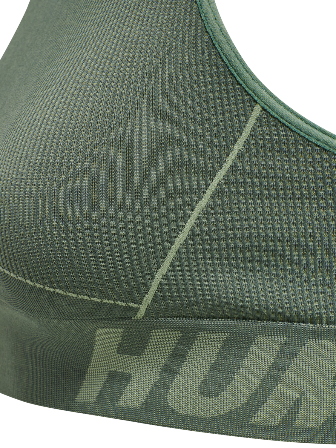 hmlTE CHRISTEL SEAMLESS SPORTS TOP, LILY PAD/ LAUREL WREATH MELANGE, packshot