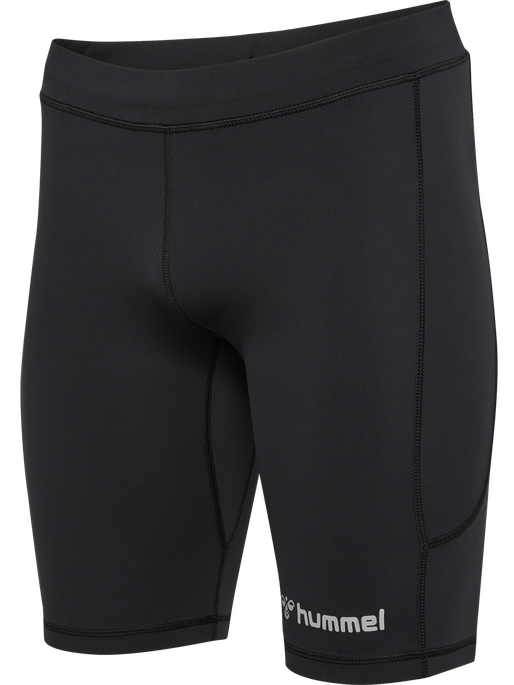hmlRUN SHORT TIGHT, BLACK, packshot
