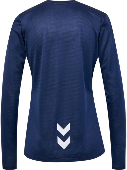 hmlRUN JERSEY L/S WOMAN, BLACK IRIS, packshot