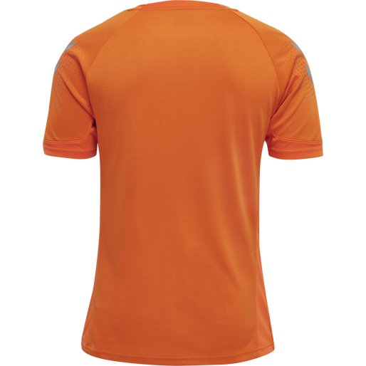 hmlLEAD S/S POLY JERSEY, ORANGE TIGER hmlLEAD S/S POLY JERSEY, ORANGE TIGER, packshot