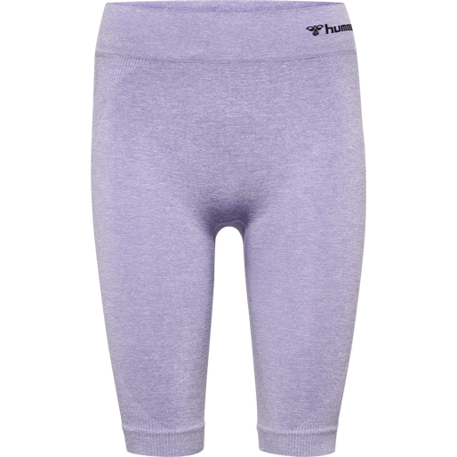 hmlCI SEAMLESS CYCLING SHORTS, LAVENDER MELANGE, packshot