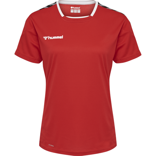 hmlAUTHENTIC POLY JERSEY WOMAN S/S, TRUE RED hmlAUTHENTIC POLY JERSEY WOMAN S/S, TRUE RED, packshot