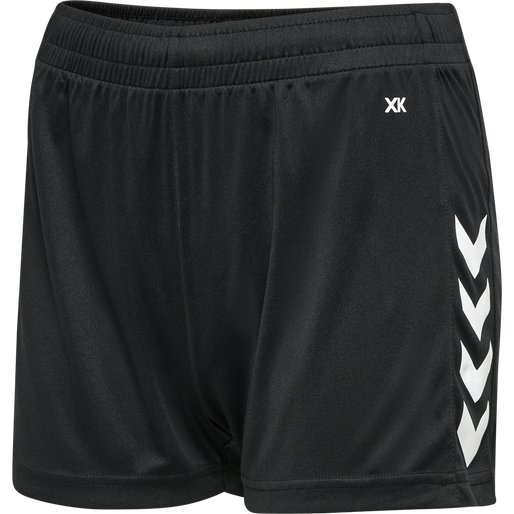 hmlCORE XK POLY SHORTS WOMAN, BLACK hmlCORE XK POLY SHORTS WOMAN, BLACK, packshot