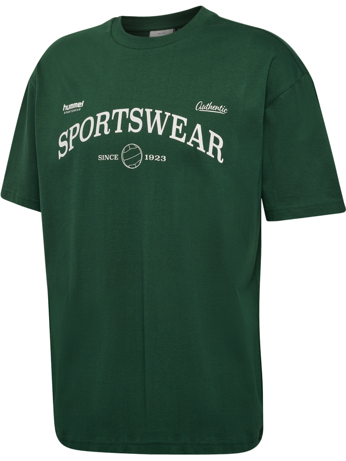 hmlLOOSE TEE S/S CLUB SPORTSWEAR, DARK GREEN, packshot