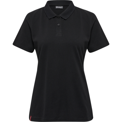 hmlRED CLASSIC POLO WOMAN, BLACK, packshot