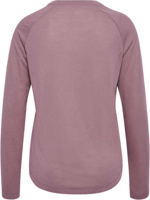 hmlMT VANJA T-SHIRT L/S, GRAPE SHAKE, packshot