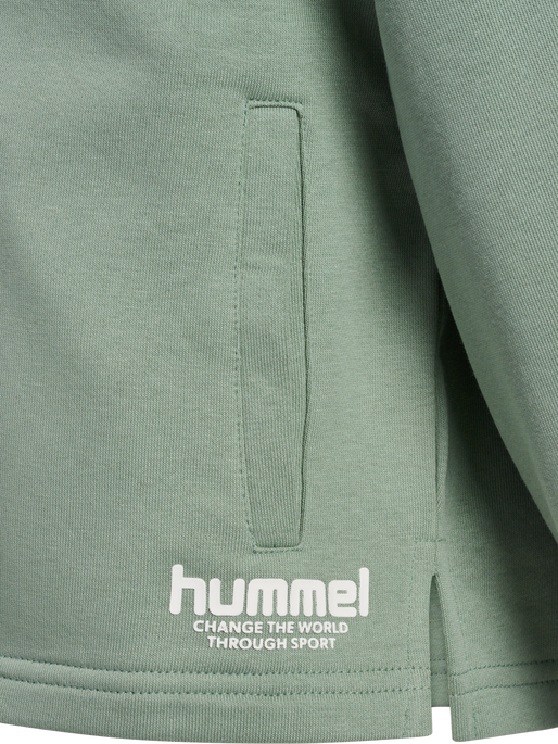 hmlZIPPI ZIP HOODIE, LILY PAD hmlZIPPI ZIP HOODIE, LILY PAD, packshot