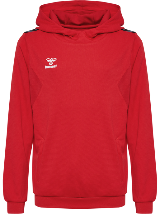 hmlAUTHENTIC PL HOODIE KIDS, TRUE RED, packshot
