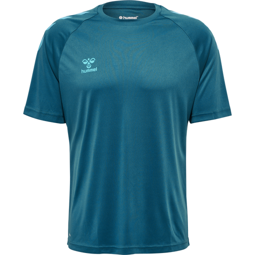 hmlCORE XK CORE POLY T-SHIRT S/S, BLUE CORAL hmlCORE XK CORE POLY T-SHIRT S/S, BLUE CORAL, packshot