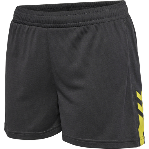 hmlACTIVE PL SHORTS WOMAN, OBSIDIAN/SULPHUR SPRING, packshot
