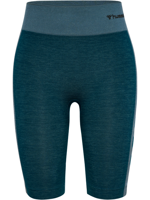 hmlCLEA SEAMLESS CYCLING SHORTS, DARK SEA hmlCLEA SEAMLESS CYCLING SHORTS, DARK SEA, packshot