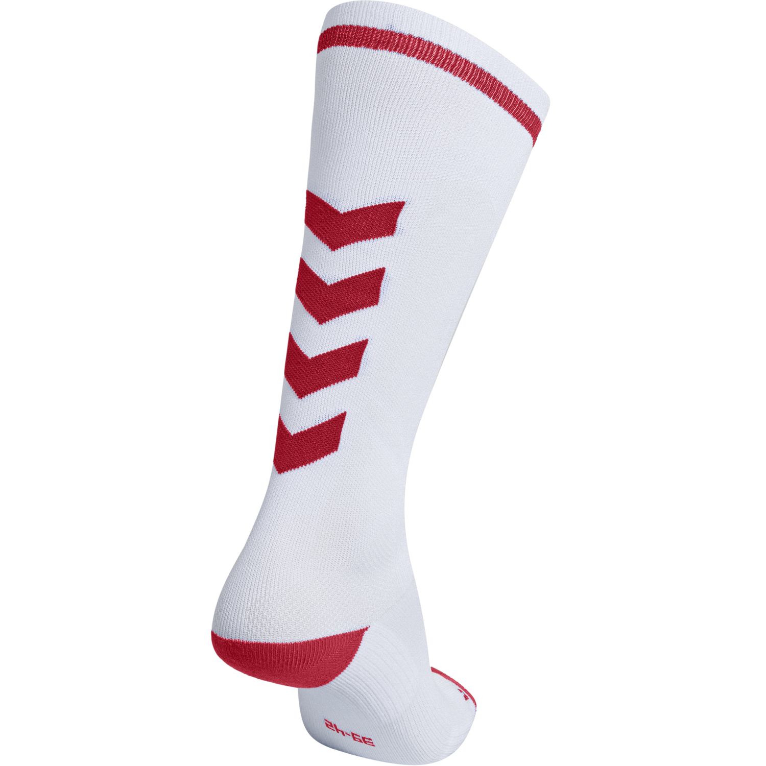 ELITE INDOOR SOCK HIGH, WHITE/TRUE RED, packshot