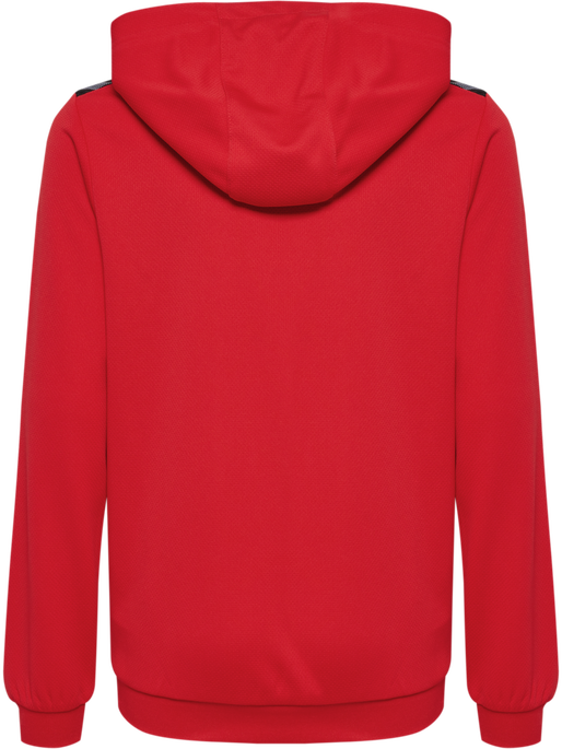hmlAUTHENTIC PL HOODIE KIDS, TRUE RED, packshot