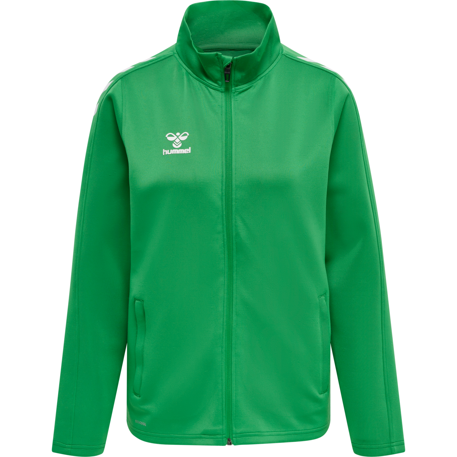 hmlCORE XK POLY ZIP SWEAT WOMAN, JELLY BEAN, packshot