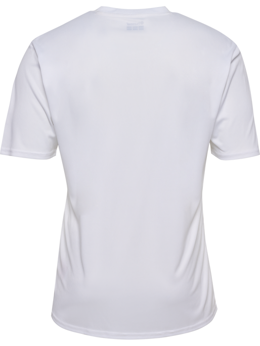 hmlESSENTIAL JERSEY S/S, WHITE, packshot