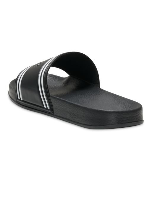POOL SLIDE RETRO, BLACK/WHITE, packshot