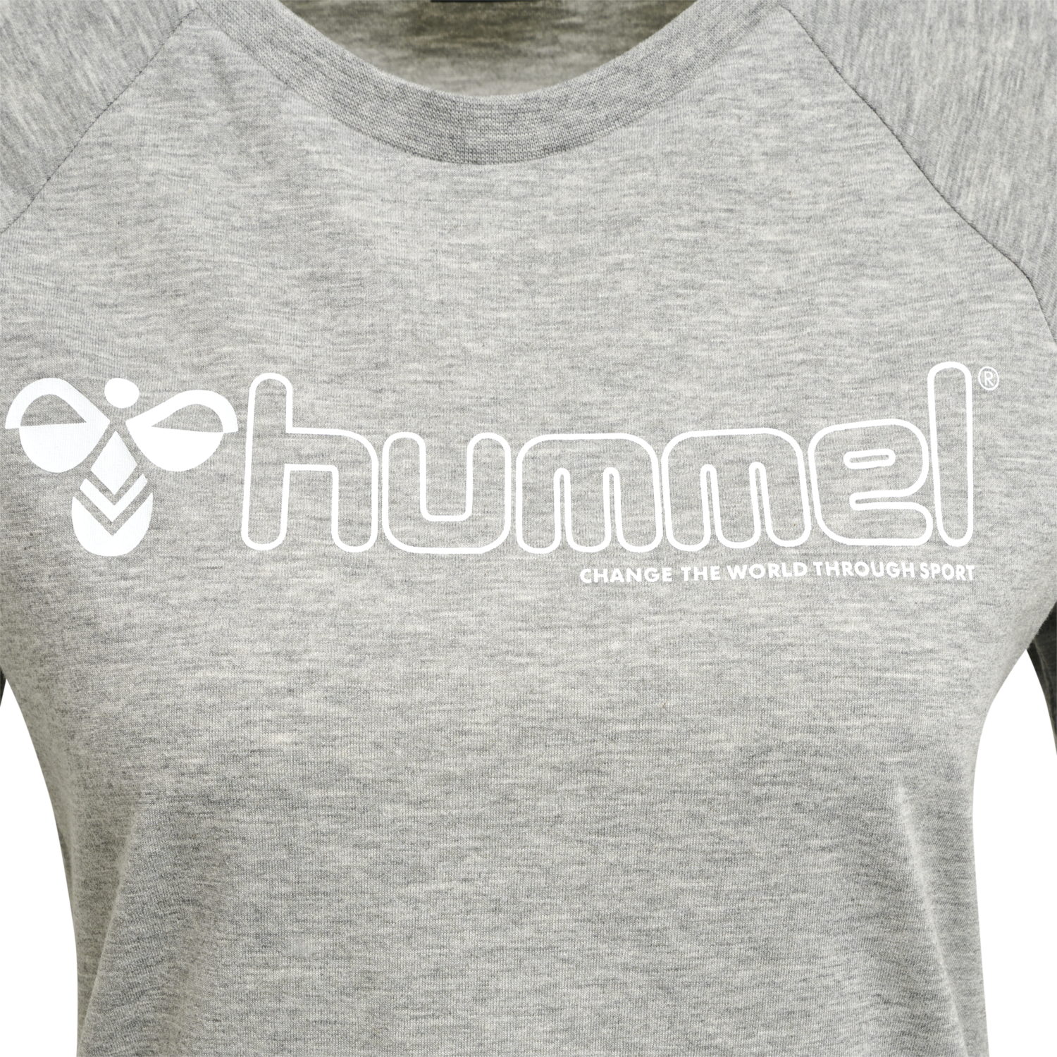 hmlNONI 2.0 T-SHIRT, GREY MELANGE, packshot