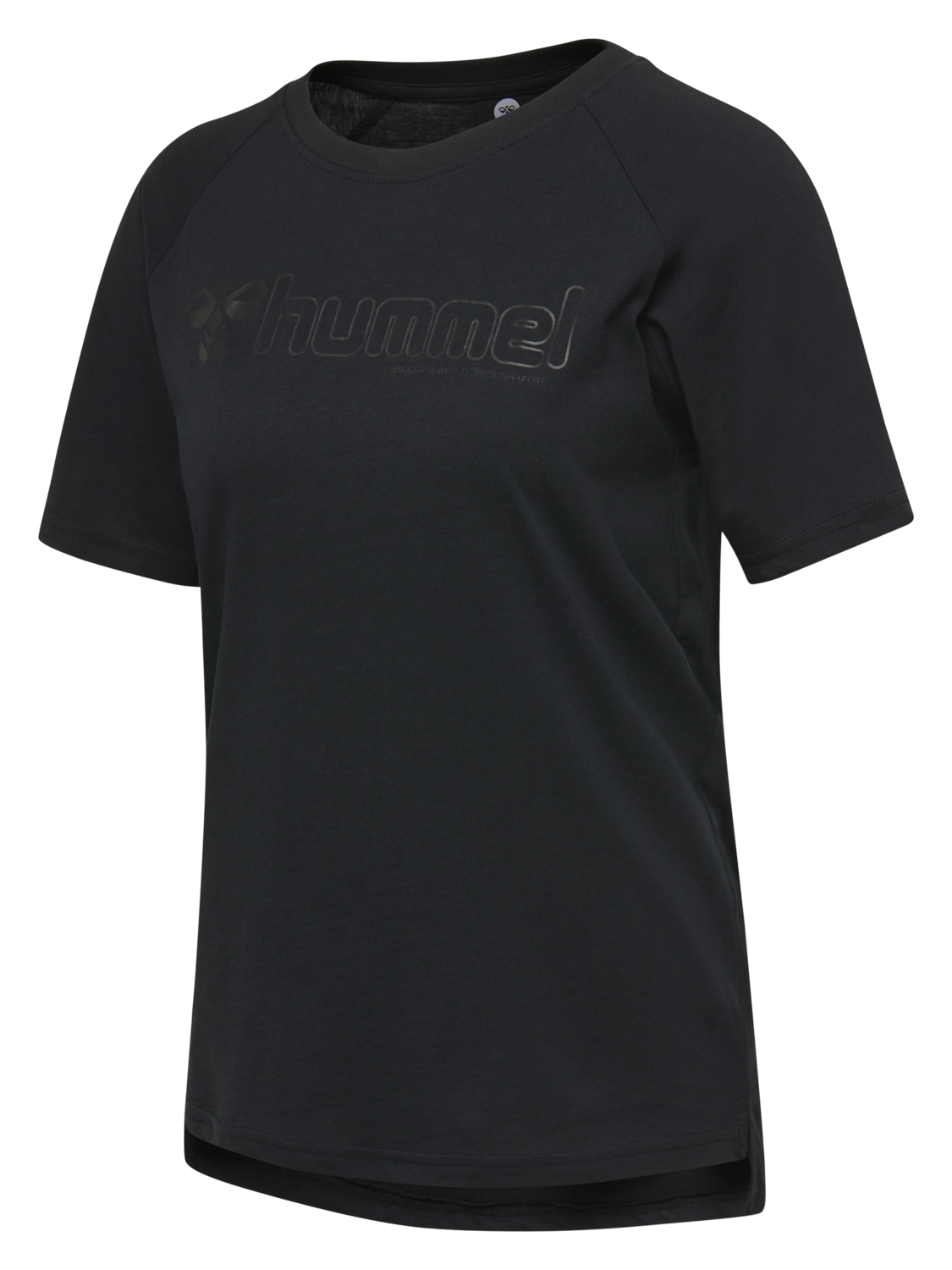 hmlZENIA T-SHIRT S/S, BLACK, packshot