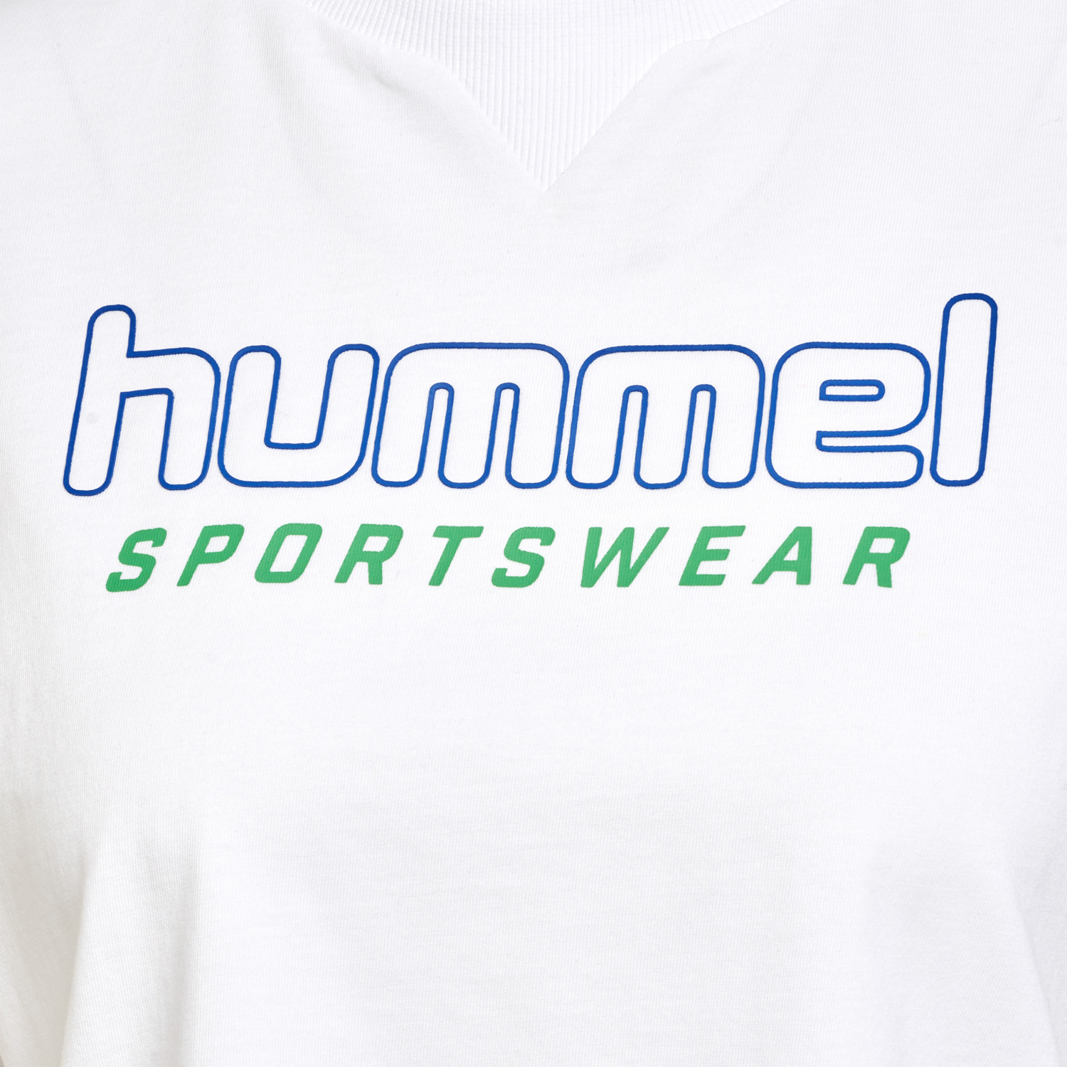 hmlLGC JUNE CROPPED T-SHIRT, WHITE, packshot