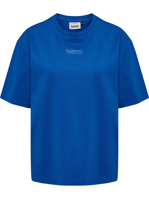 hmlFAST LOOSE T-SHIRT S/S, OLYMPIAN BLUE, packshot