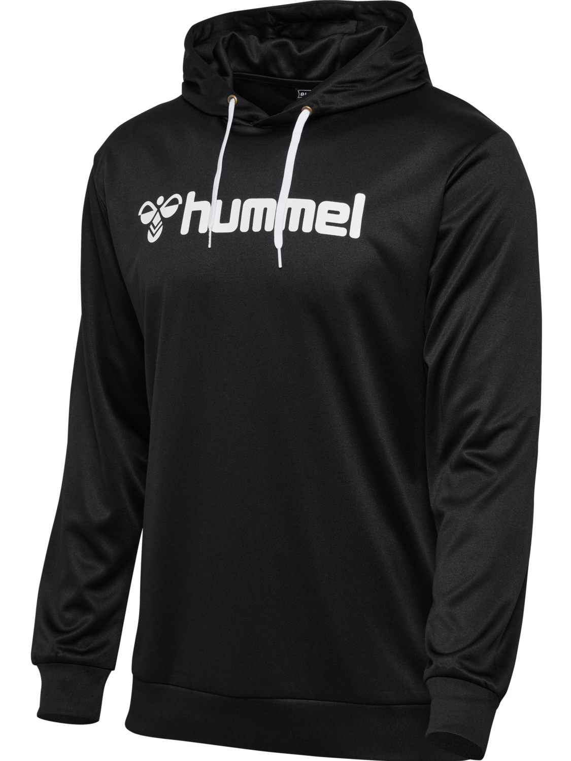 hmlLOGO HOODIE, BLACK, packshot