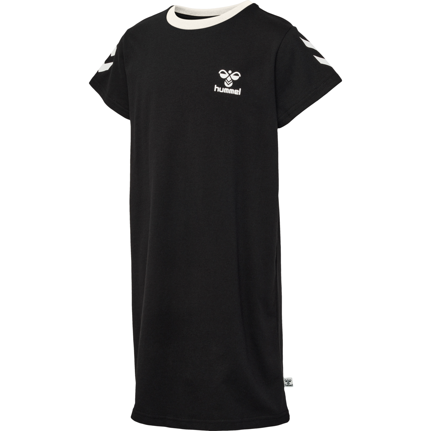 hmlMILLE T-SHIRT DRESS S/S, BLACK, packshot